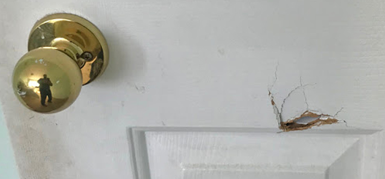 interior door hole repair Country Club